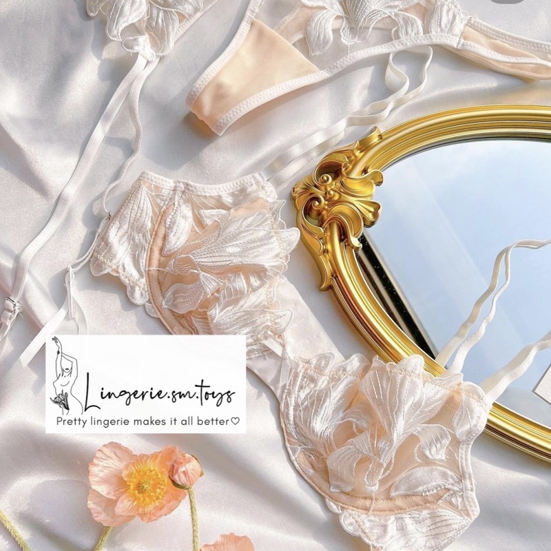 Set Nội Y Thêu Hoa LiLi Siêu Xinh Gợi Cảm