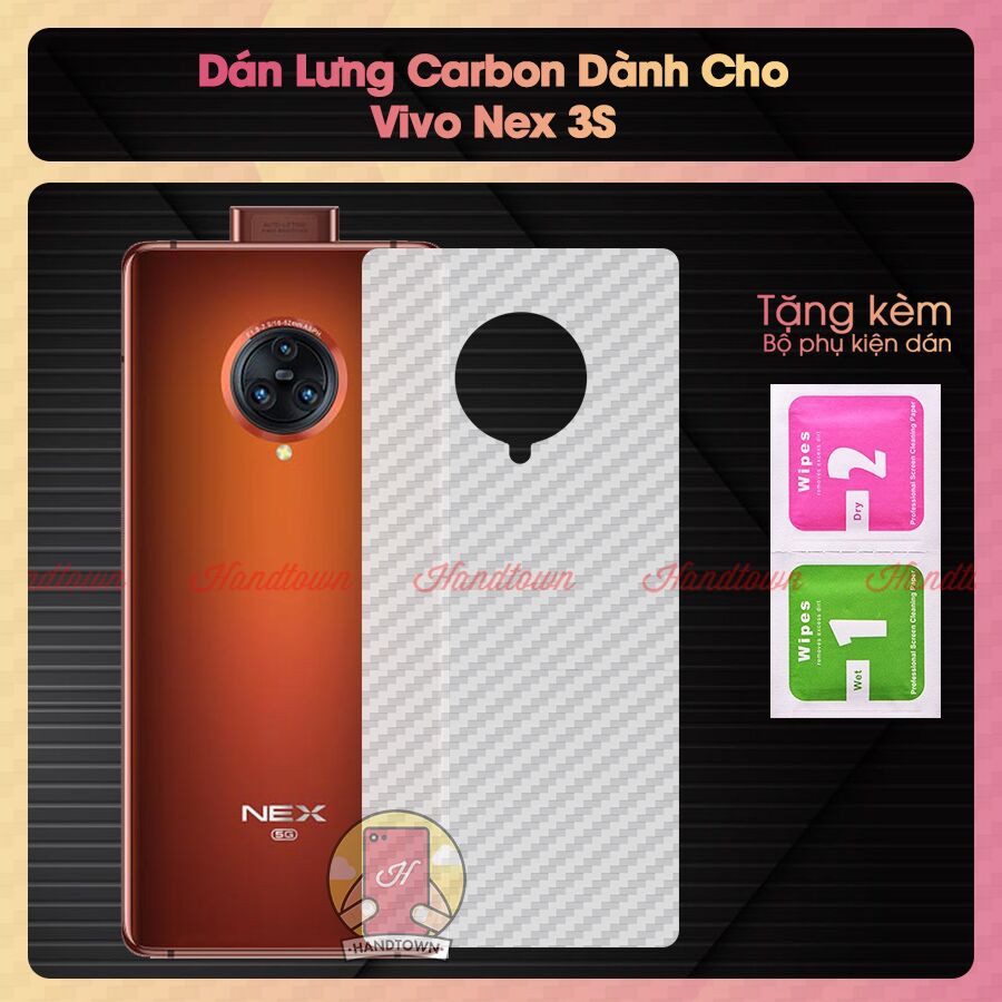 Miếng Dán Lưng Carbon Dành Cho Vivo Nex 3 / Nex 3S