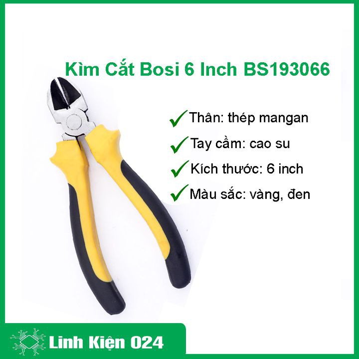 Kìm Cắt Bosi 6 Inch BS193066