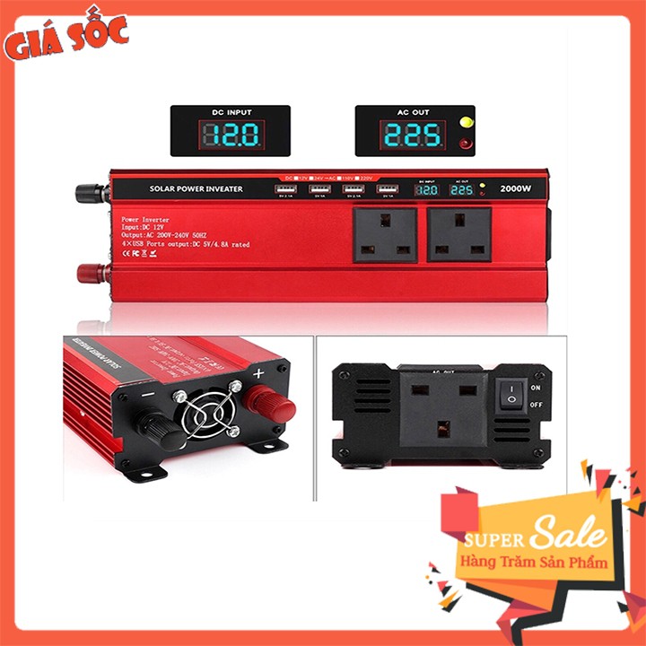 BỘ KÍCH ĐIỆN 2000W INVERTER - BỘ KÍCH ĐIỆN