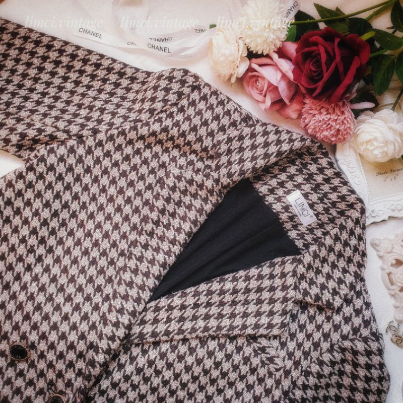 Áo vest blazer nữ Hàn Quốc 2 lớp cao cấp phong cách vintage MS01 | BigBuy360 - bigbuy360.vn