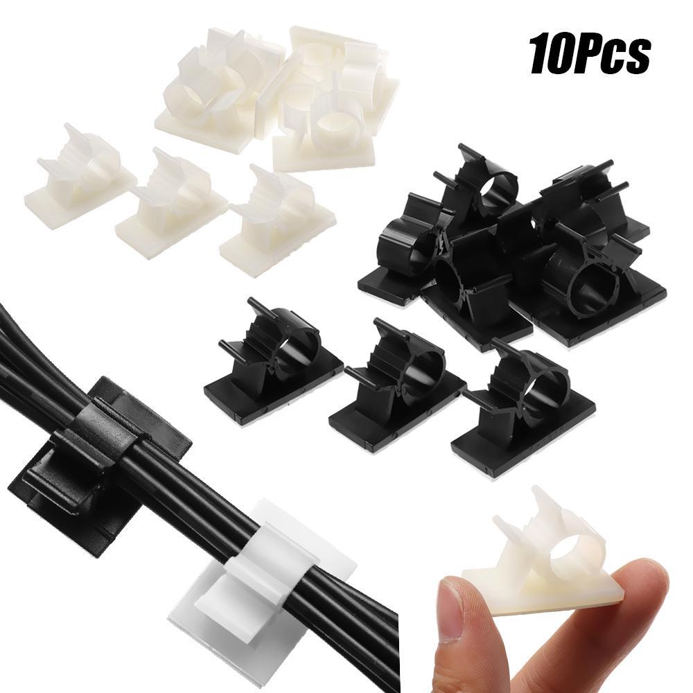Bộ 10 Kẹp Giữ Dây Cáp Tự Dính Chắc Chắn Tiện Dụng