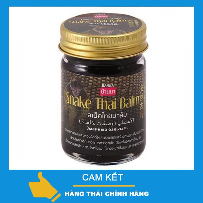 Dầu cù là rắn - cao rắn hổ xoa bóp Snake Thai Balm - THÁI LAN