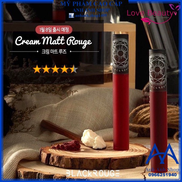 ✅SON BLACK ROUGE CREAM MATT ROUGE COLOR CHART | BigBuy360 - bigbuy360.vn