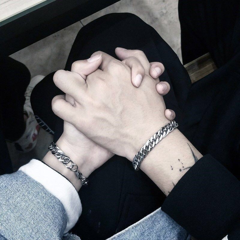 Vòng đeo tay thiết kế trái tim có nam châm hút phong cách harajuku Hàn Quốc thời trang cho cặp đôi 19A1382