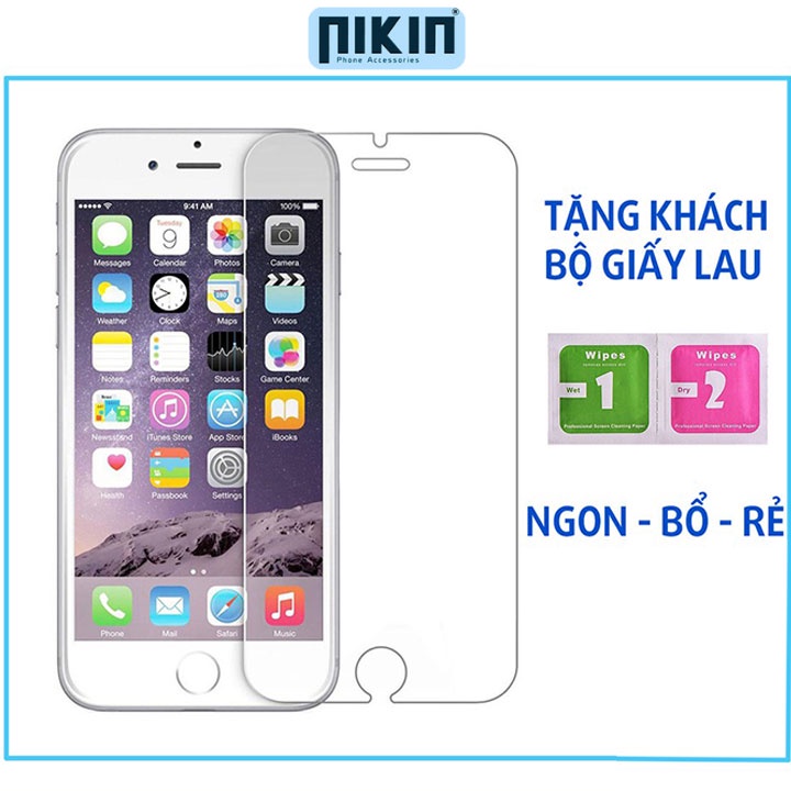 Kính cường lực iPhone Không viền  không full - Full mã iPhone 8Plus/ X/11Promax/ 12Pro/12 Pro max - Nikin Official