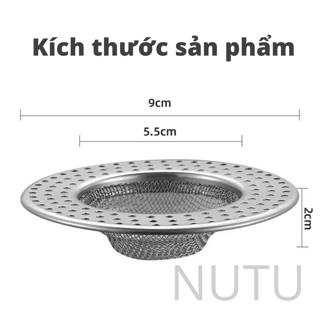 Dụng Cụ Thoát Nước Sàn Nhà Tắm, Bịt Nắp Cống Inox, Thoát Nhanh, Chặn Tóc, Lọc Rác, Chống Tắc Hiệu Quả