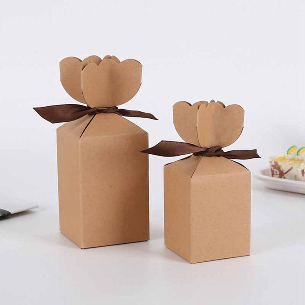 Set 25 Hộp Giấy Đựng Quà Giáng Sinh / Đám Cưới / Sinh Nhật / Lễ Tình Nhân Phong Cách Retro