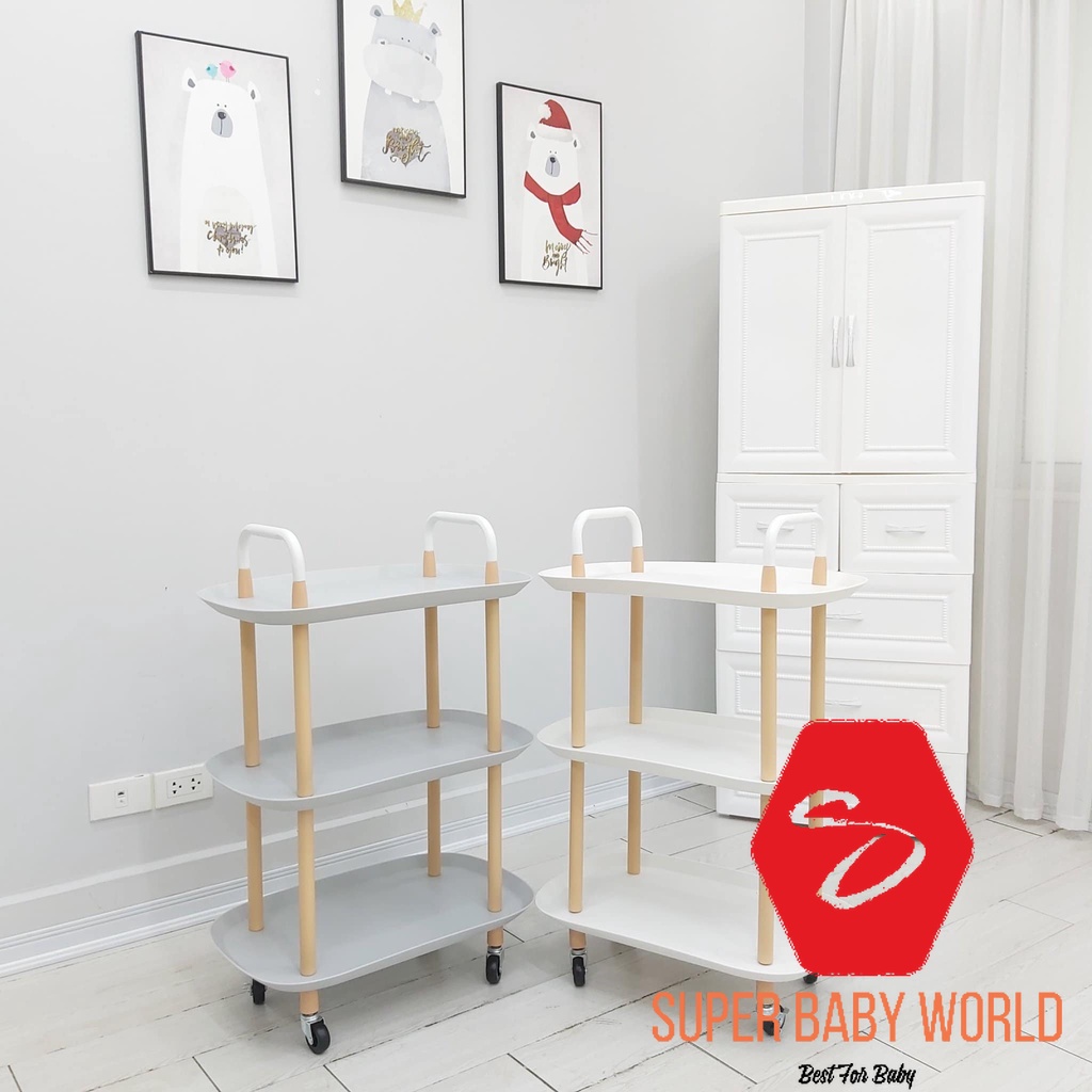 Kệ nhựa 3 tầng Oval Umoo