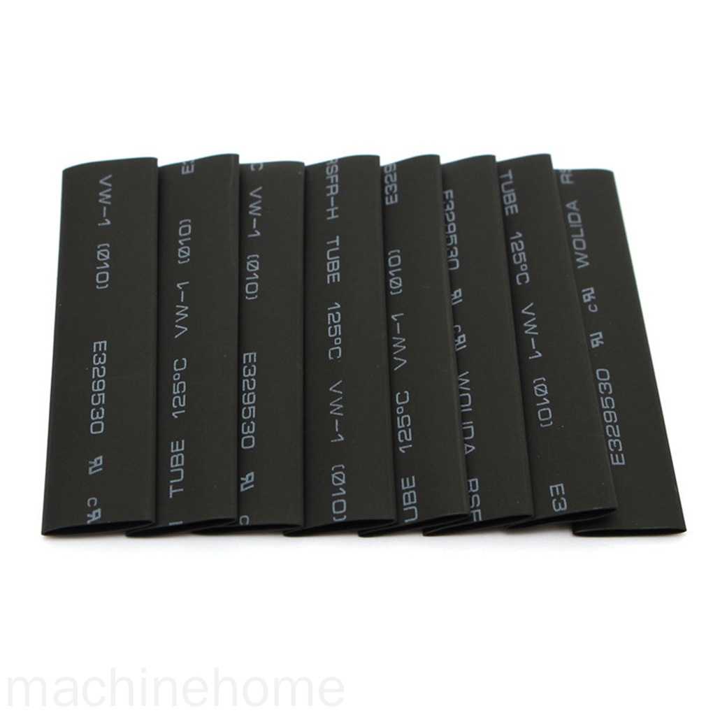 Set 127 ống co nhiệt màu đen tiện dụng Gen Co Nhiệt Dài đủ loại