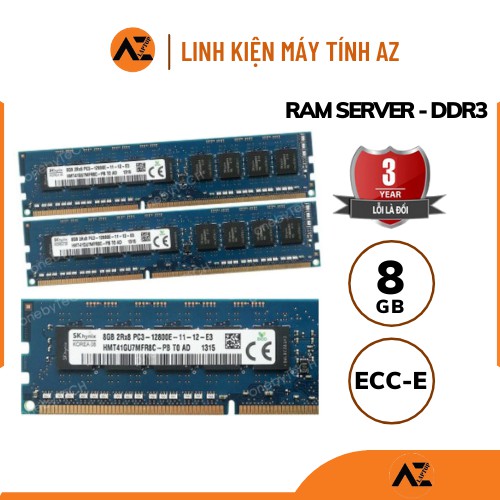 Ram Server DDR3 Unbuffered ECC E 8GB chất lượng cao