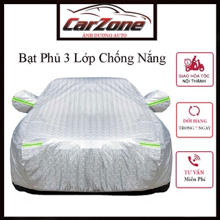 Bạt Phủ Ô Tô Tráng Gương 4 Mùa Chống Nắng Chống Mưa 3 Lớp