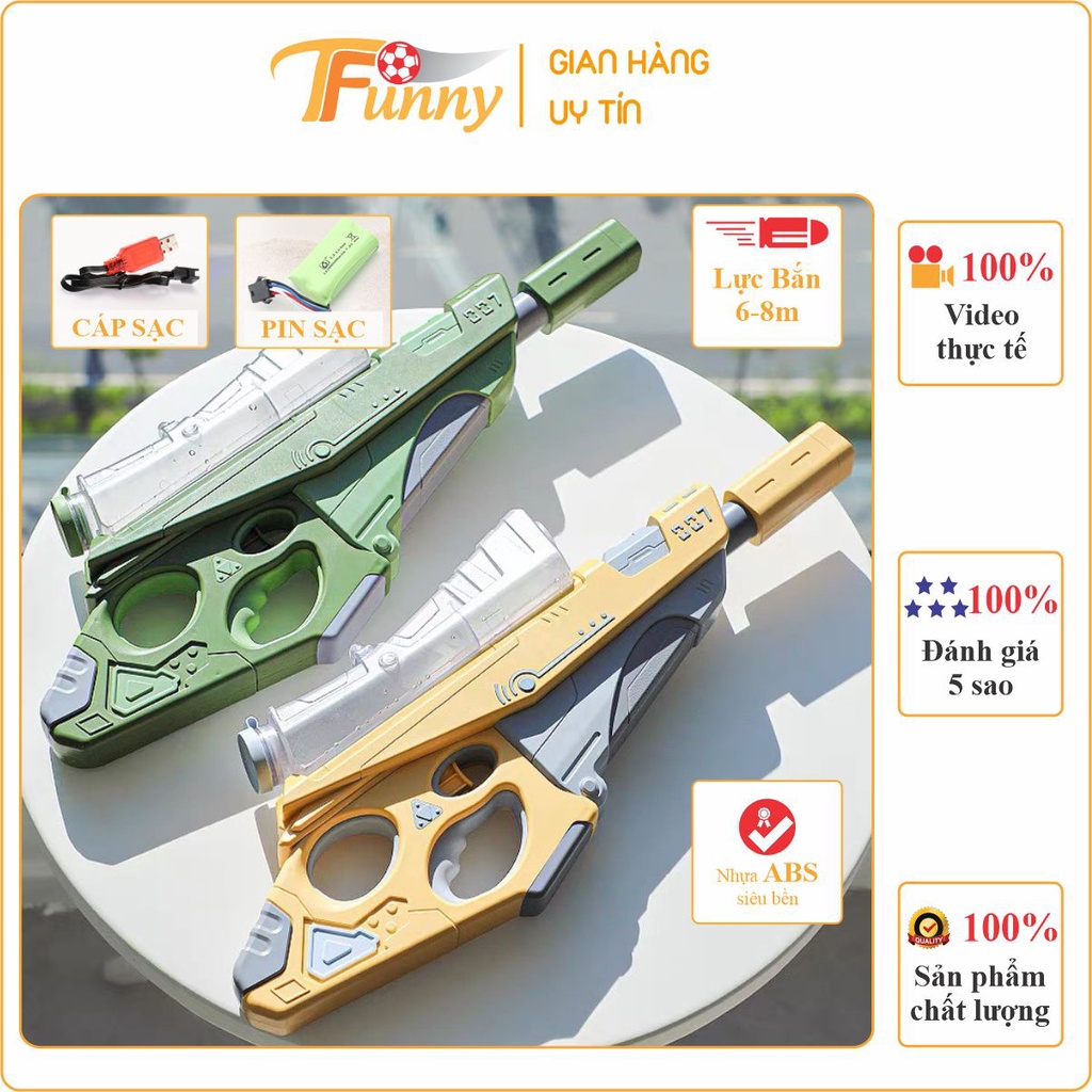Súng Nước Điện Tự Động, Pin Sạc, Cỡ To 52cm