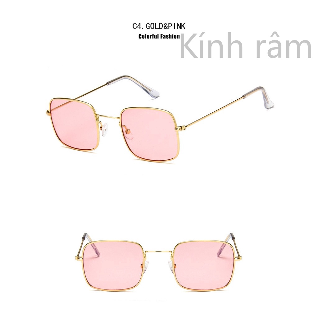 Kính mát hình vuông cao cấp thời trang cho nữ