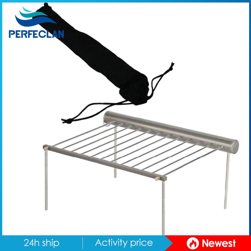 Vỉ Nướng BBQ Bằng Thép Không Gỉ Tiện Dụng Khi Đi Cắm Trại