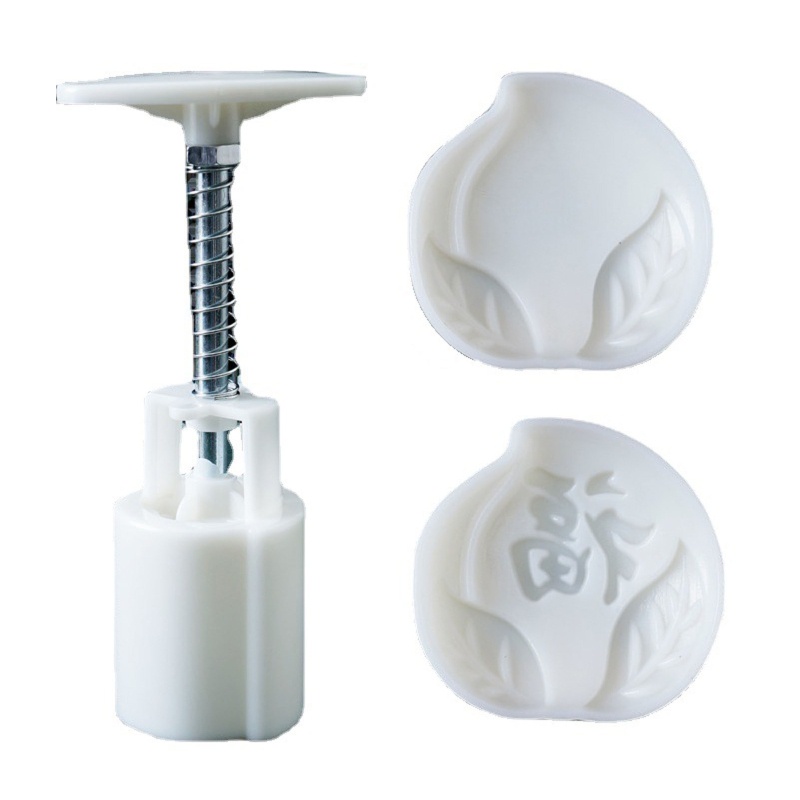 Khuôn Làm Bánh Trung Thu Hình Quả Đào Hoạt Hình DIY