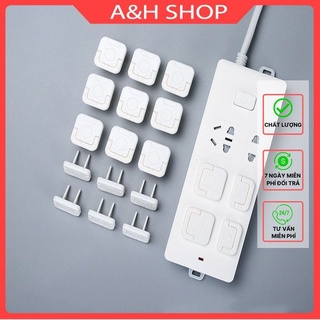 Bịt ổ điện 2 chân 3 chân chống giật màu sắc đa dạng có quai tháo ra dễ dàng