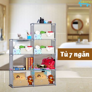 Tủ đựng đồ 7 ngăn đa năng HomeBi HB-7N để đồ nhà bếp, phòng tắm, phòng ngủ