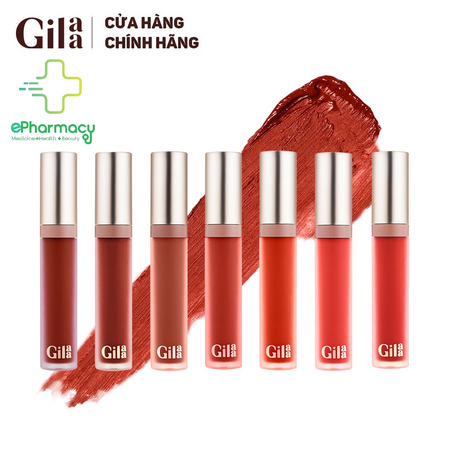 Son kem lì Gilaa Long Wear Lip Cream 5g son kem siêu lì thế hệ mới.