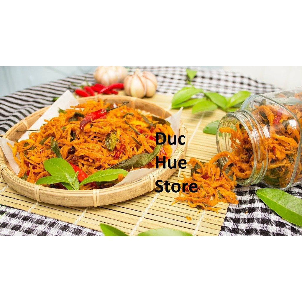 Khô gà lá chanh mới giòn, thơm ngon loại 1 bịch zip 100g - Đức Huê Store