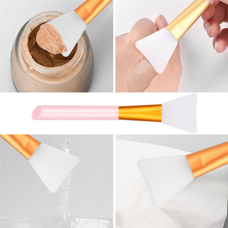 Cọ Đắp Mặt Nạ Bùn Bằng Silicon DIY