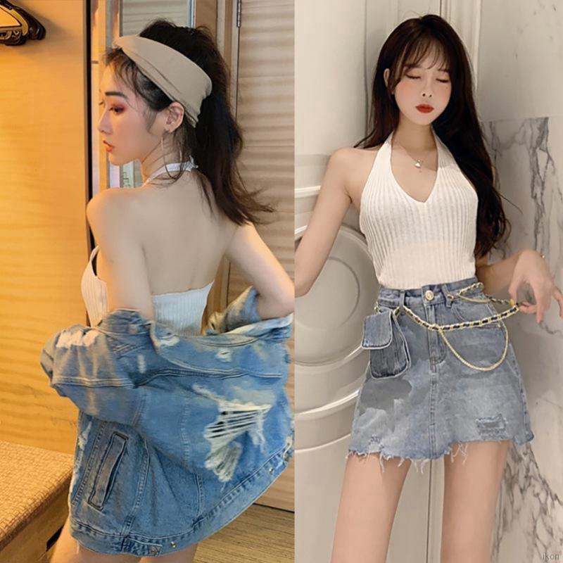 Áo không tay phong cách retro thời trang quyến rũ cho nữ