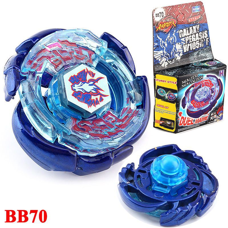 Beyblade Bộ Đồ Chơi Con Quay Beyblade Kim Loại Fusion Bb70 Galaxy Pegasis Pegasus 4d Cho Bé