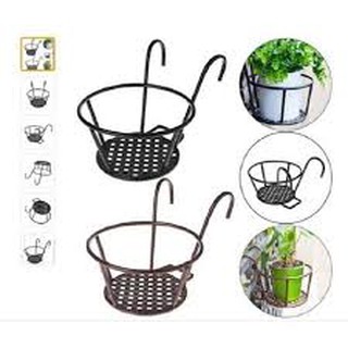 Combo 05 giỏ treo chậu hoa ban công (hàng sơn tĩnh điện chống rỉ)