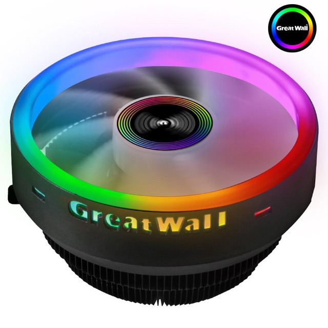QUẠT TẢN NHIỆT CPU GREAT WALL LED RGB