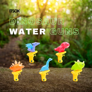Image of ITSOK Pistol air dinosaurus / tembakan air anak / water gun