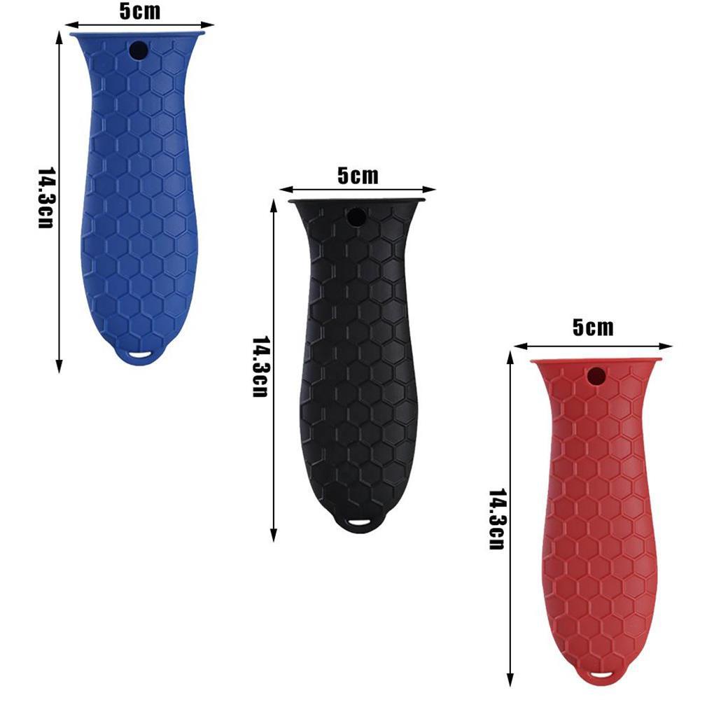 Set 4 Tay Cầm Chảo Bằng Silicone Chịu Nhiệt Độ Cao
