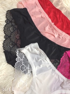 quần lót nữ thun pha ren (kèm ảnh thật sp)