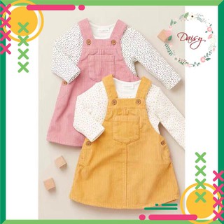 Set yếm váy kèm áo Next đáng yêu cho bé