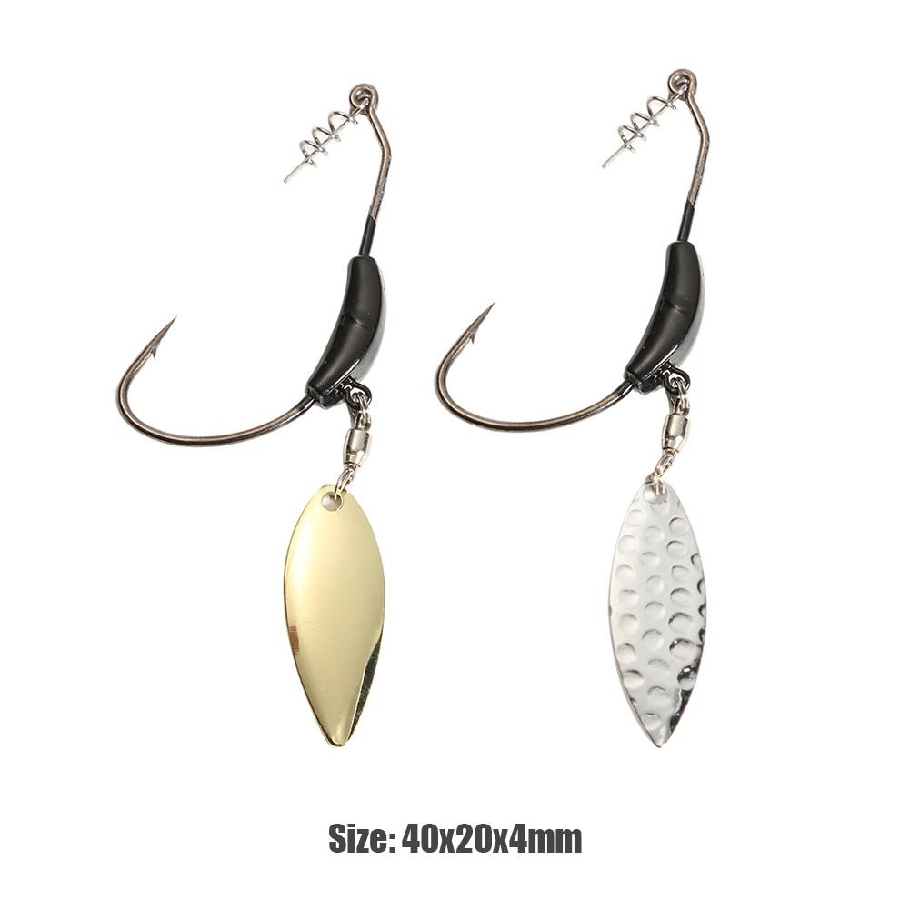 Mồi câu cá giả bằng kim loại có gắn lưỡi câu chuyên nghiệp