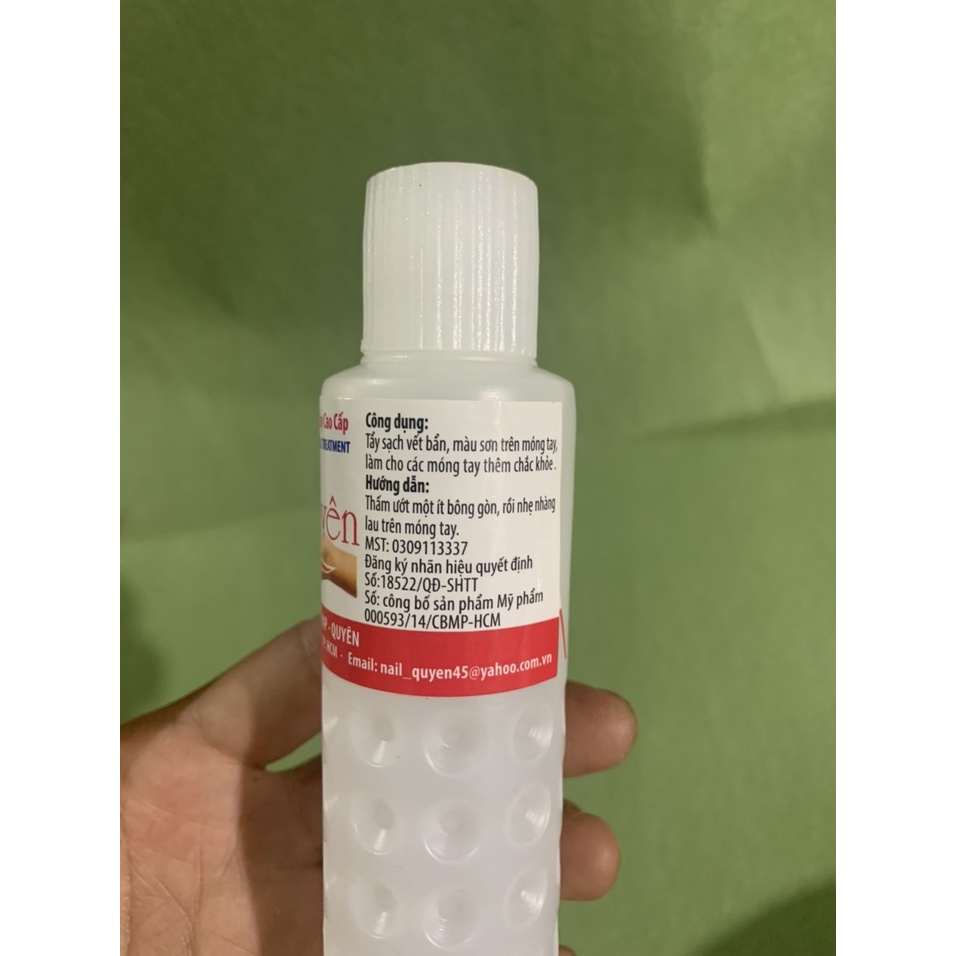 Nước Rửa Móng Tay Quyên Acetone 125ml