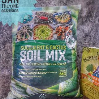 (Đất trồng cây)đất cho sen đá xương rồng (0.5 kg)