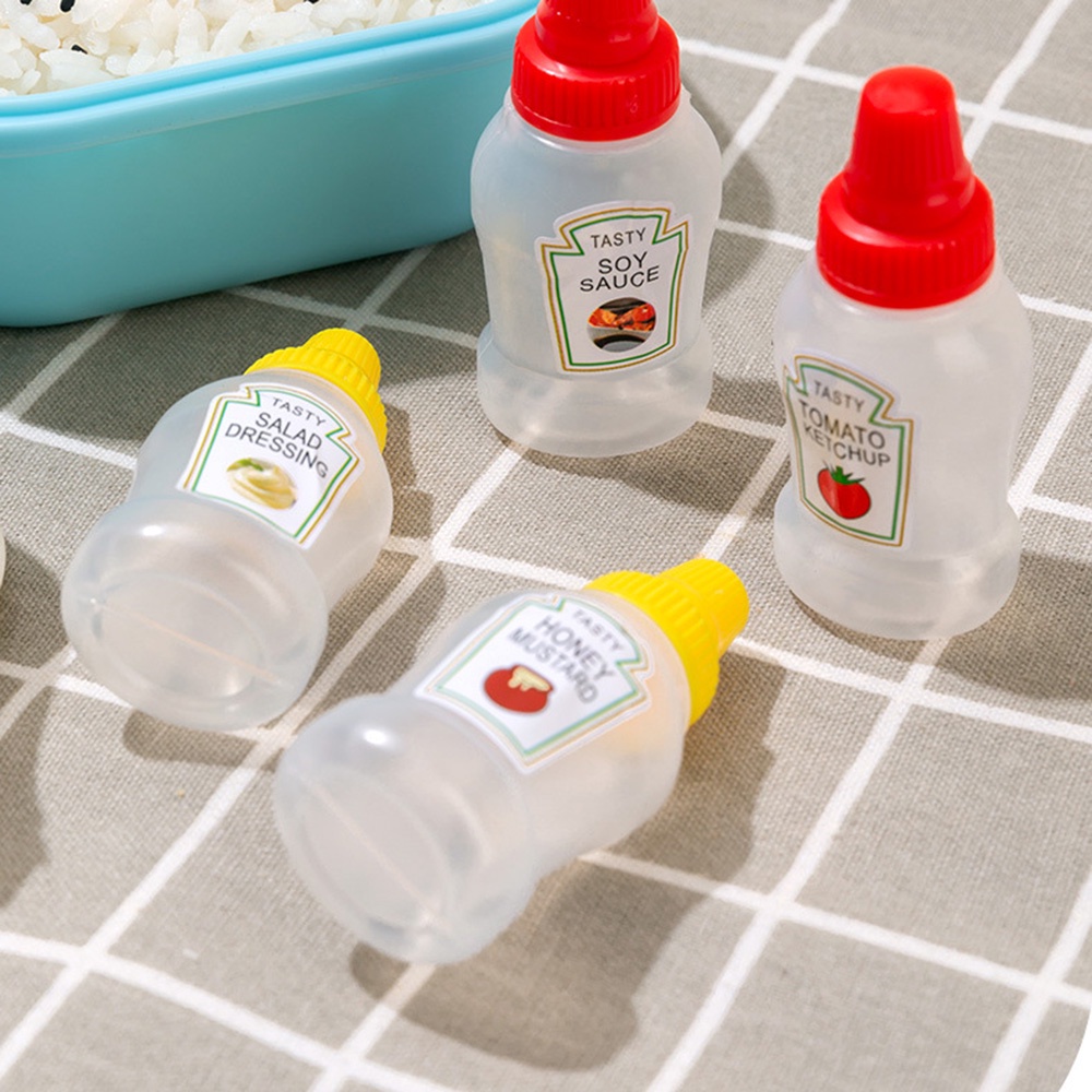 Set 4 Bình Đựng Nước Chấm 3ML Hình Thú Cưng Dễ Thương