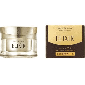 Kem dưỡng da ban đêm Elixir Enriched Cream Shiseido 45g Nhật bản mẫu mới