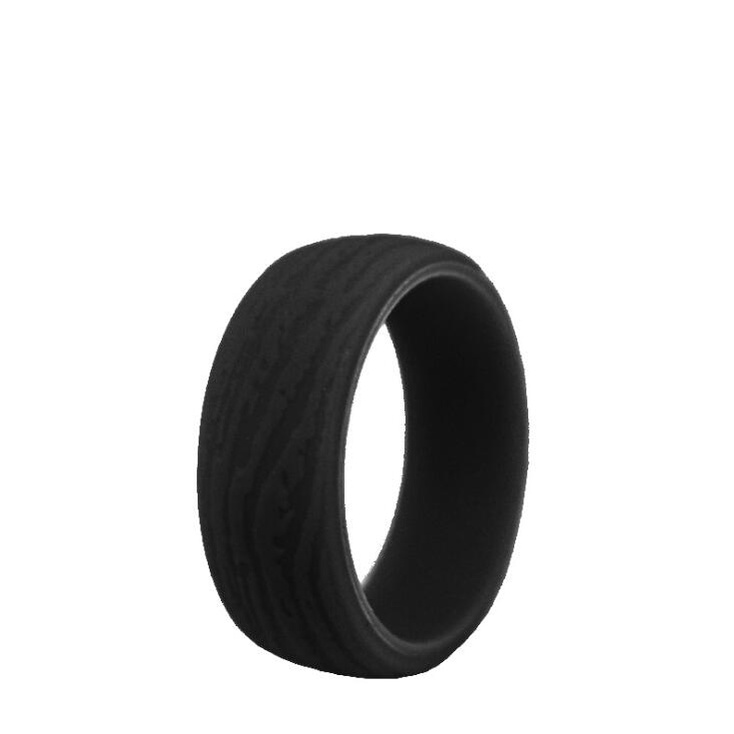 1 Nhẫn Cao Su Gel Silica Mềm 8.7mm Kiểu Dáng Thể Thao Dùng Làm Trang Sức