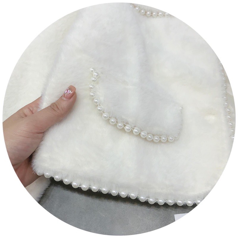 áo khoác dạ lông viền ngọc hàng SĐ mã 699 (sẵn) | BigBuy360 - bigbuy360.vn