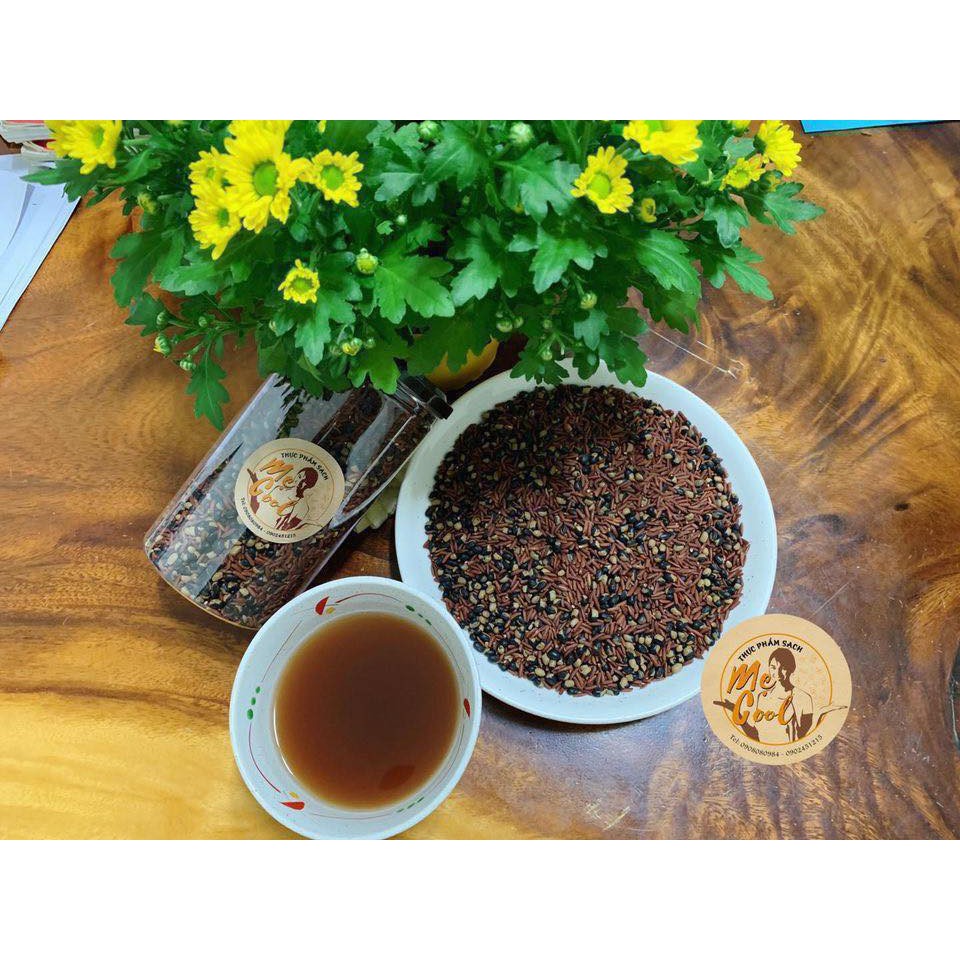 TRÀ ĐẬU ĐEN ĐỐM GẠO LỨT 500 GRAM - TPS MẸ COOL