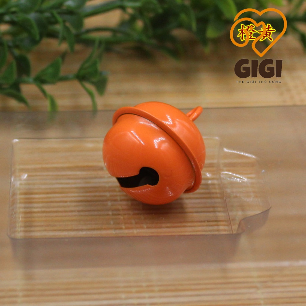 Chuông lục lạc trang trí đeo cổ dành cho thú cưng chó mèo kích thước 25mm giao màu ngẫu nhiên - GiGi Pet Shop
