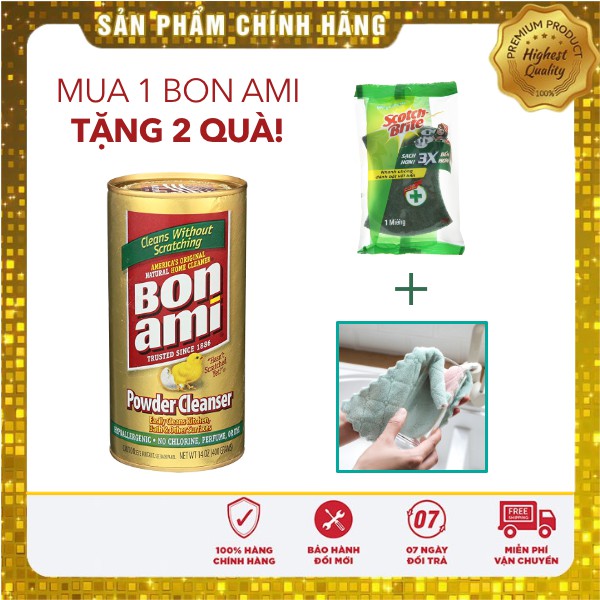 Bột tẩy rửa đa năng Bon Ami Hoa Kỳ