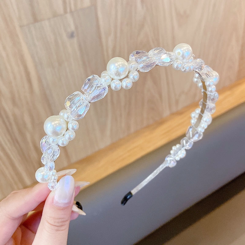 Cài tóc thời trang đính ngọc trai nhân tạo phong cách Hàn Quốc đáng yêu