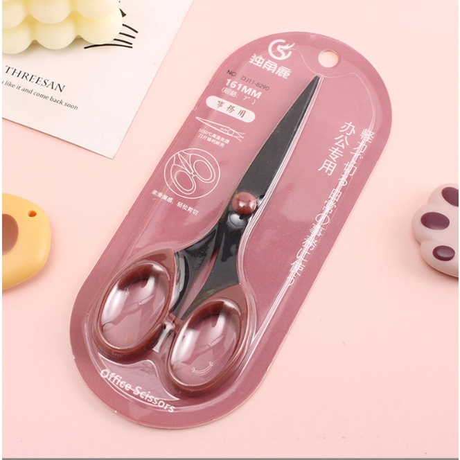 Kéo cắt văn phòng lưỡi thép không gỉ cao cấp màu pastel BAG U KEOVP45