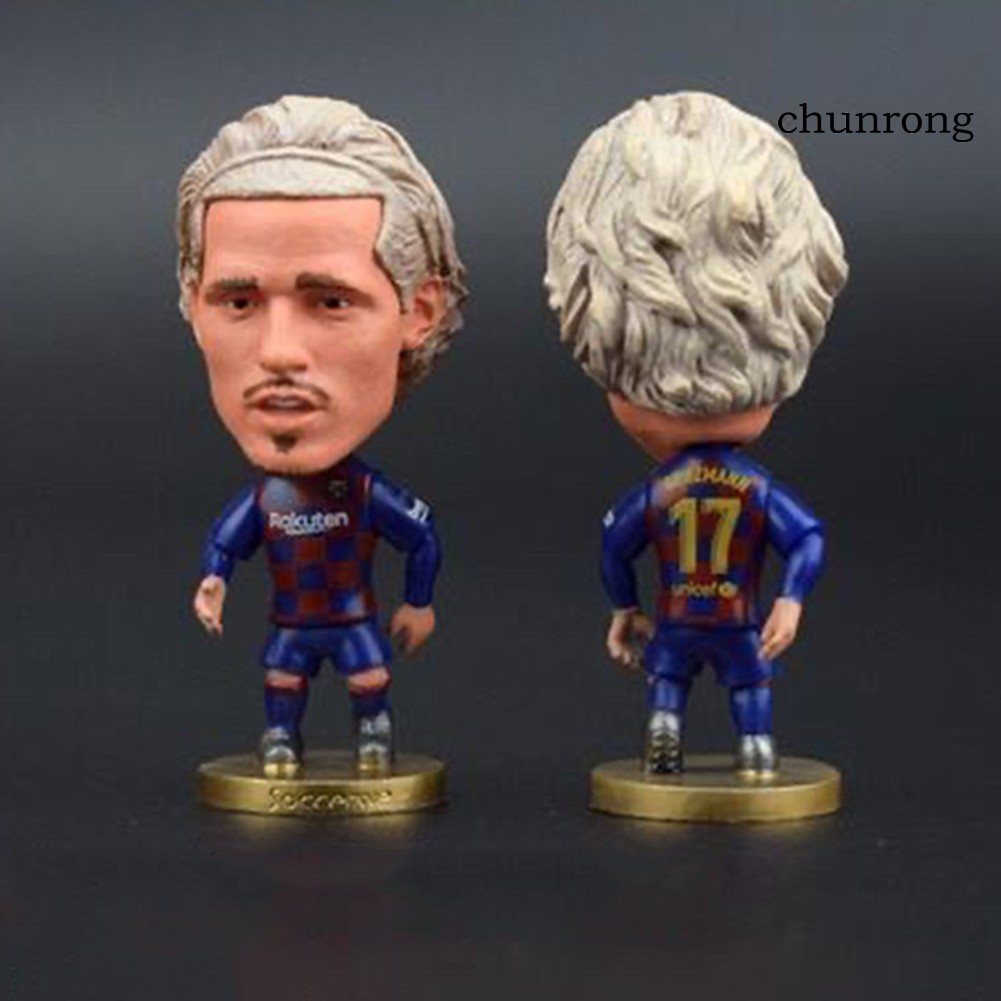 CR+2020 European Cup Soccer Player Ronaldo Neymar Action Dolls Figurine Fans Gift