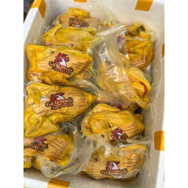 Gà Ủ Muối Nguyên Con- 1 Con 1,2- 1,3kg