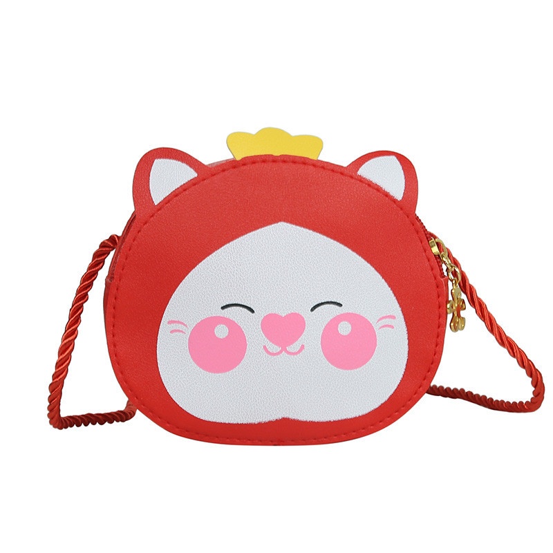 Túi Đeo Chéo Mini Hình Hoạt Hình Dễ Thương Dành Cho Bé Gái