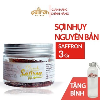 [Saffron Nguyên Bản] Saffron (Nhụy Hoa Nghệ Tây) ORIGINAL x FRESH 3Gr, Nhập Khẩu Nguyên Sợi Chính Hãng Từ Iran