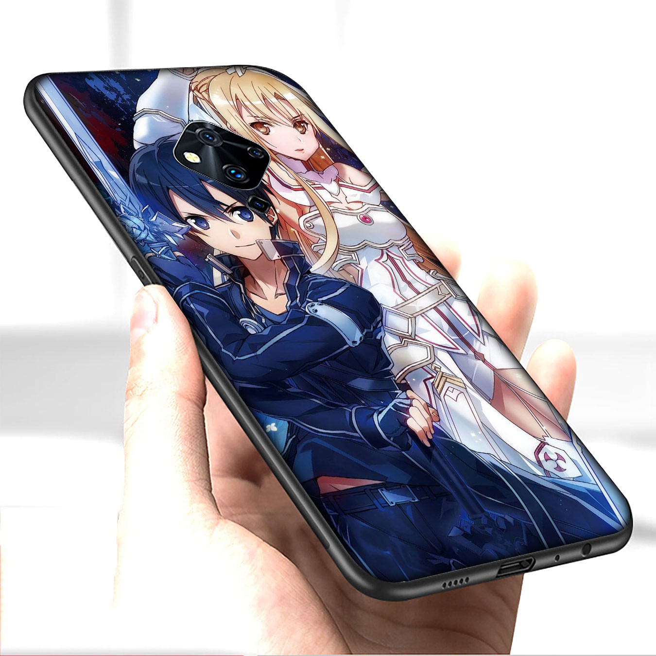 Ốp Lưng Silicone Họa Tiết Hoạt Hình Sword Art Online Thời Trang Cho Xiaomi Redmi Note 8 6 Pro 8t 8a 6a 6pro Note8 Note6 8pro